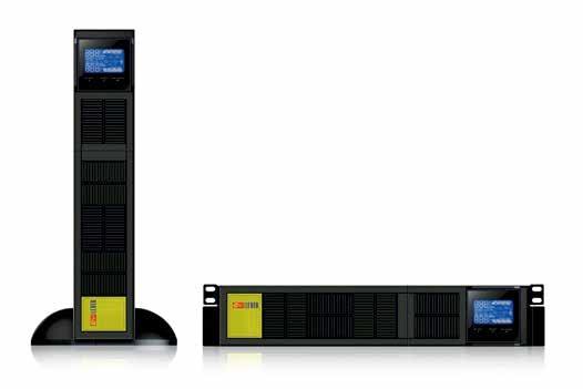 ECR 1000 1000-10000 VA Rack/Tower Tecnologia Avanzata e Prestazioni Ottimali Il gruppo di continuità a doppia conversione reale fornisce tensione elettrica pulita dai disturbi ed anomalie di rete per