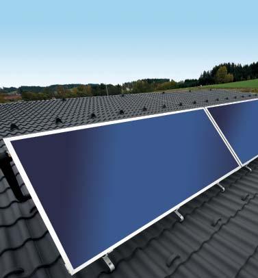 Panoul solar ARK PRO Soluţia simplă şi fl exibilă pe acoperiş Panoul solar BRAMAC ARK PRO se poate monta pe orice tip şi configuraţie de acoperiş, fiind foarte