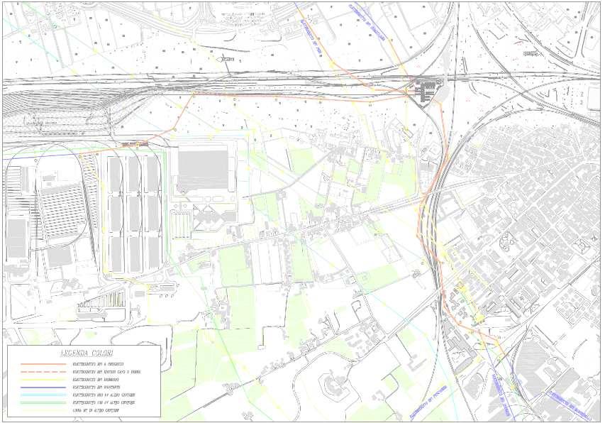 FUNZIONALE TRATTA BRESIA - VERONA NODO AV/A DI VERONA: INGRESSO OVEST RELAZIONE TENIA GENERALE OMMESSA ODIFIA DOUMENTO 39 di 54 ELETTRODOTTO