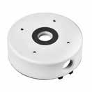 telecamere IP 1080p Urmet Dimensioni: altezza 35, diametro 135mm 1092/149 JUNCTION BOX PER VANDAL DOME 1093/182M4ZI 1400 Junction Box per montaggio a muro o soffitto Dimensioni: diametro 147mm,