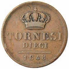 3240 10 Tornesi 1849
