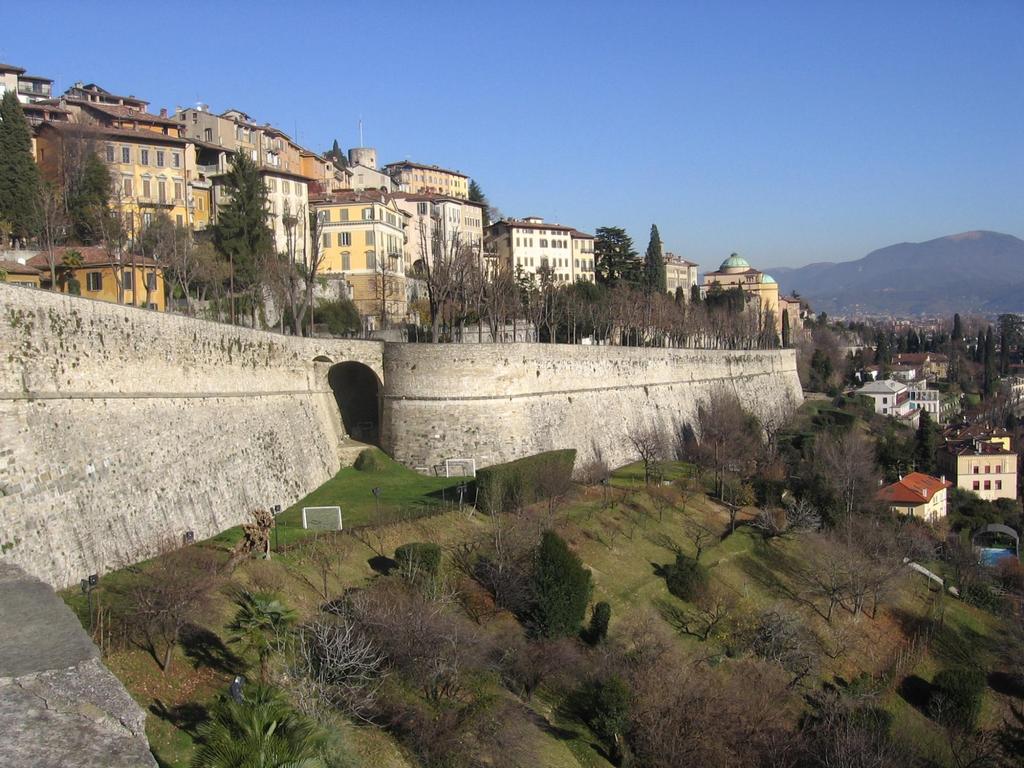 Bergamo, Mura venete: piattaforma di Sant Andrea vista da Porta