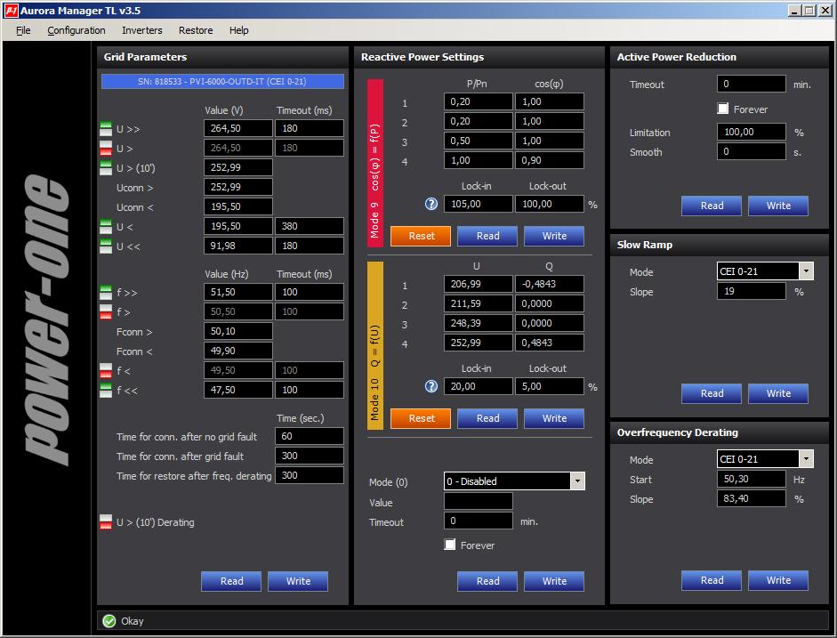 La figura di seguito riporta lo screenshot del programma dopo la modifica dell