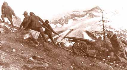 I Guerra Mondiale 1915-1918 All inizio della ostilità il Conegliano è già schierato in Carnia, dove opera a ridosso del
