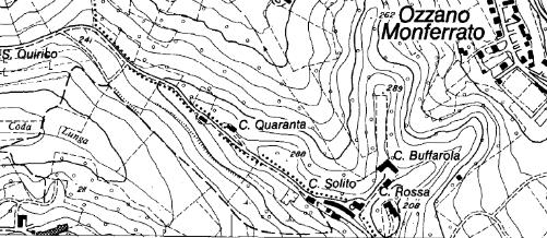 In questo periodo geologico, il mare si approfondì su tutto il Monferrato Casalese e marne di mare profondo, ricche in plancton calcareo (Foraminiferi planctonici) e glauconia,