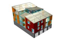 composizione la Green Model House ITEA