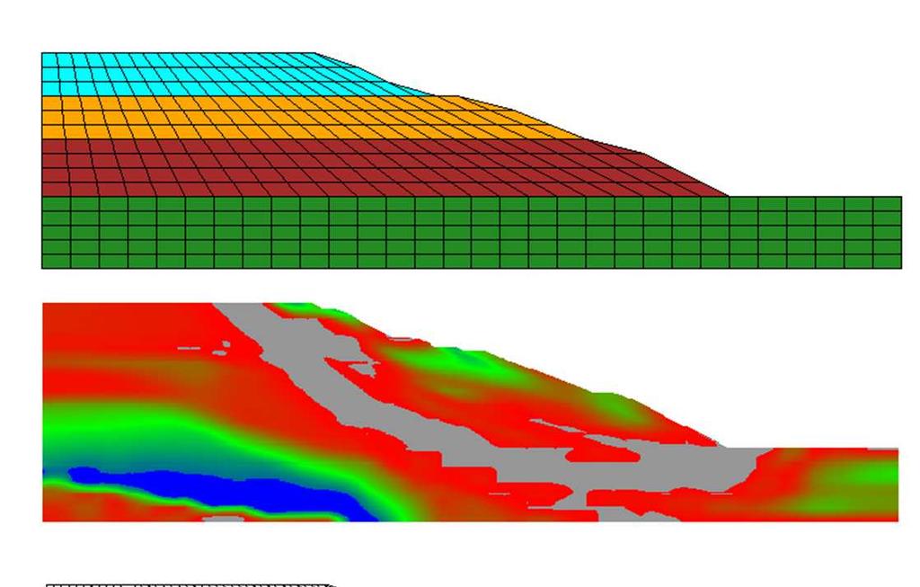 Sviluppo Software: Programma FEA-Slope Progetto: Analisi avanzata agli elementi finiti bidimensionali della stabilità dei pendii e delle opere geotecniche Caratteristiche degli algoritmi: