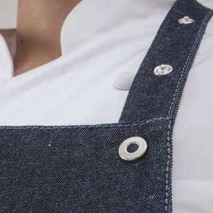 Blue Jeans 100% cotone 100% cotton 190 g / m 2-2 tasche - Allacciatura collo