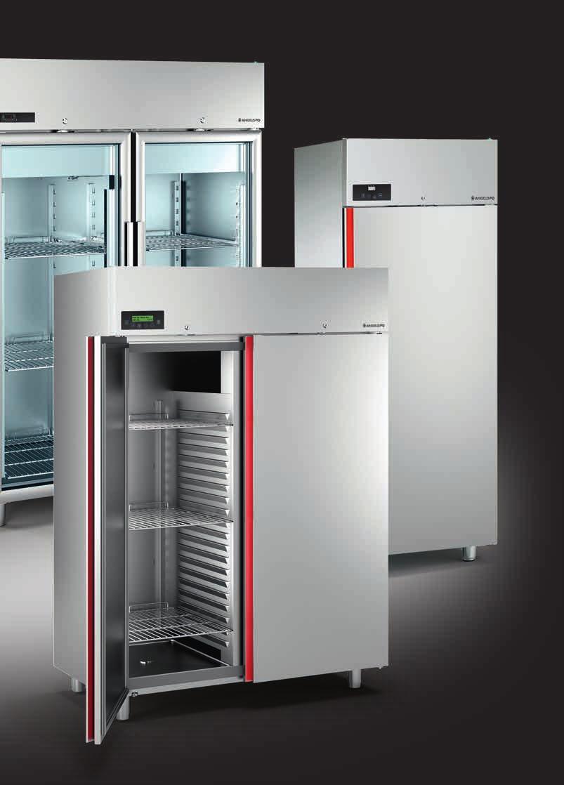 LA QUALITÀ DELLA CONSERVAZIONE // UTILIZZO Disponibilità di varie linee di armadi frigoriferi in grado di soddisfare le moderne esigenze di una cucina professionale.