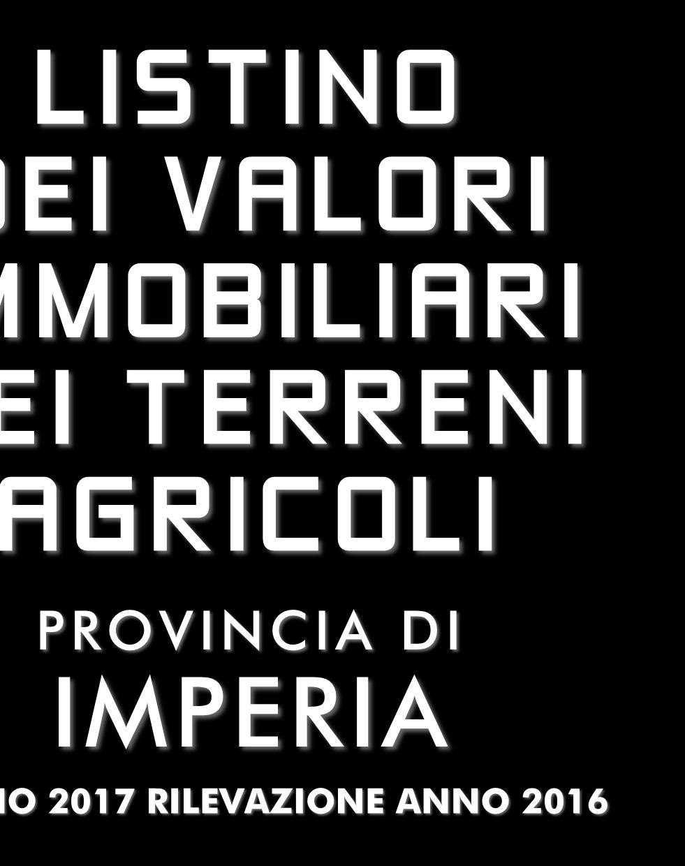 ISSN: 2280-191X LISTINO DEI VALORI IMMOBILIARI DEI