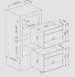 Intervallo temperatura di cottura: 30-100 C Volume interno 41 litri Chiusura Soft Close Sistema automatico di spegnimento all