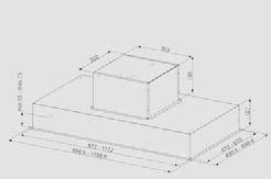 CAPPA A SOFFITTO KSEG90XE-2 INOX 90 cm E 1.260,00 KSEG120XE-2 INOX 120 cm E 1.