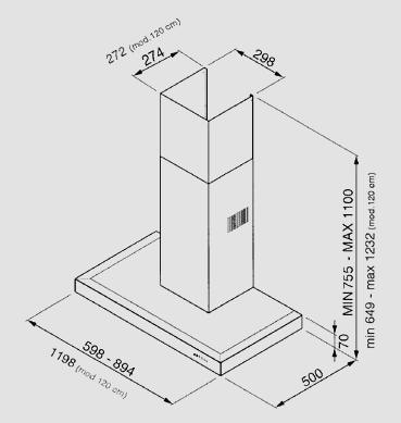 cm Livello sonoro: 54 db EAN13: 80177095290345 EAN13: 80174365290355 EAN13: 80177043790365 KAT600HXE 60 cm E 453,00 KAT700HXE 70 cm E 474,00 KAT900HXE 90 cm E 484,00