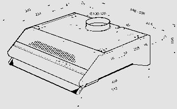 GRUPPO INCASSO KSEC66XE 60 cm E 196,00 KSEC96XE 90 cm E 263,00 Cappa sotto pensile da incasso Classe E 1 motore Portata max aspirazione 280 m 3 /h Colore