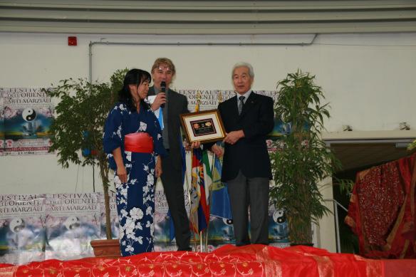 Hiroo Mochizuki riceve il premio Oskar delle Arti