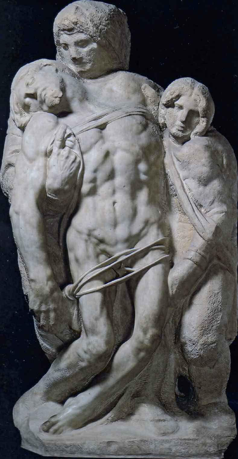 Michelangelo, Pietà di Palestrina, 1550-1555 circa.