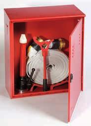 art.62/d CASSETTA CORREDO IDRANTI SERIE INCA UNI 10779 inca fire hose system for pillar hydrant UNI 10779 Corredo singolo: Contiene la