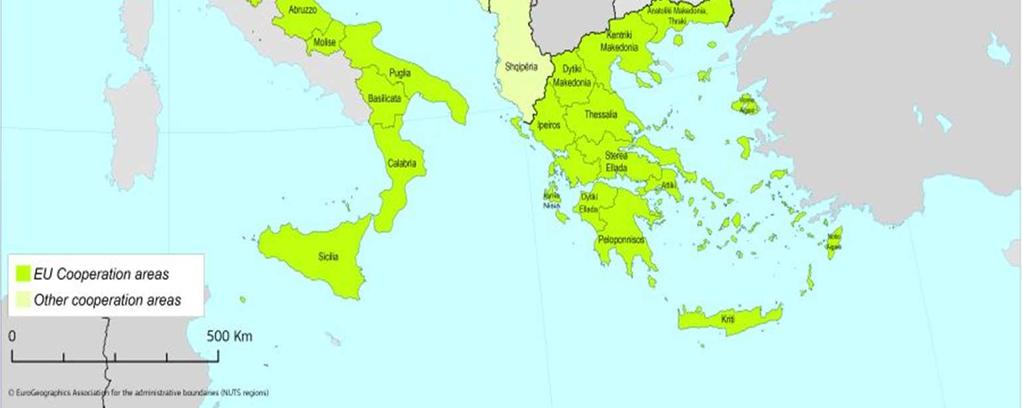 UE: Italia (12 Regioni e 2 Province) Grecia Croazia