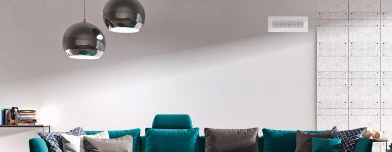 180 flat Unità di ventilazione efficiente per montaggio a soffitto per abitazioni e appartamenti.