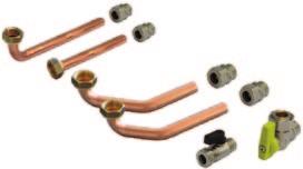 Principali accessori opzionali e complementi d impianto Kit Raccordi Consente la rapida connessione idraulica della caldaia all impianto. È costituito da: n.