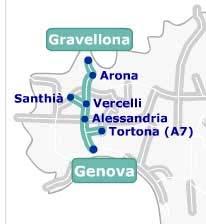 3.3 Le infrastrutture autostradali caratterizzanti l intervento Le infrastrutture autostradali ricadenti nell'area genovese (A10, A7, A12, A26), pur essendo nate per favorire gli spostamenti