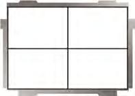 SORIFIX Valigia di montaggio PROFIX con inserti 4 comparti - senza materiale Senza materiale da riempire individualmente, con copertura imbottita.