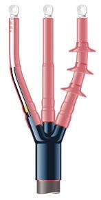 per cavi unipolari ad isolamento estruso Terminazione di cavi tripolari MT ad isolamento estruso tipo: (A)RG5H1OR, (A)RG7H1OR, (A)RG7H1OM1, (A)RE4H1OE-R da interno (TTMT-3I) e da esterno (TTMT-3E)