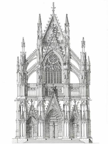ORIGINE DEL NOME "GOTICO" Nel 1500, nel periodo del Rinascimento, si usava il termine "gotico" per definire lo stile artistico architettonico diffuso