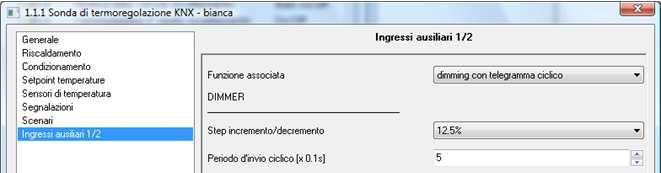 comando e l altro, nel caso in cui il pulsante rimanga premuto; in questo modo, non è necessario l invio del telegramma di stop regolazione al rilascio del pulsante, in quanto la regolazione segue sì