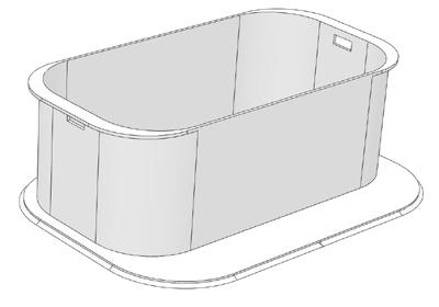 La flangia dritta consente l inserimento del plenum nel foro ricavato nel cartongesso. Flangia per montaggio a muro.