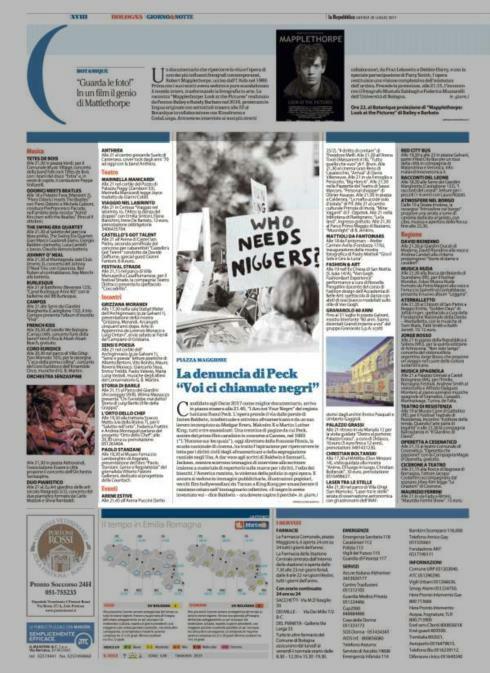 Pagina 18 La Repubblica (ed. Bologna) Cultura e turismo ARENE ESTIVE Alle 21,45 all' Arena Puccini (Serlio 25/2), "Il diritto di contare" di Theodore Melfi.