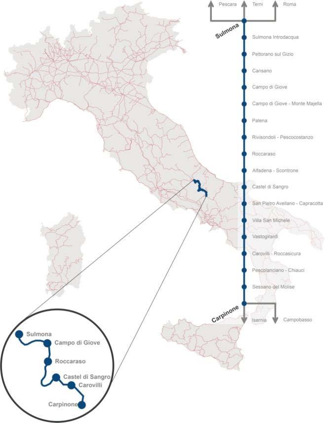 LA FERROVIA DEL PARCO Da Sulmona