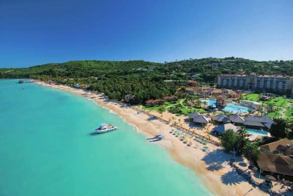 caraibi - Sandals Grande Antigua Resort & Spa Dove è possibile ritagliarsi il proprio angolo di paradiso Sulla rinomata spiaggia che costeggia la Dickenson Bay, considerata la più bella di La