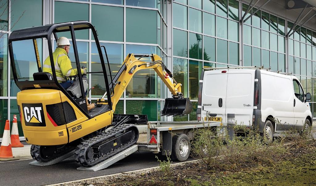 Versatilità Facilità di trasporto e di accesso in cantiere Facile da trasportare Le dimensioni compatte e il peso di soli 1.