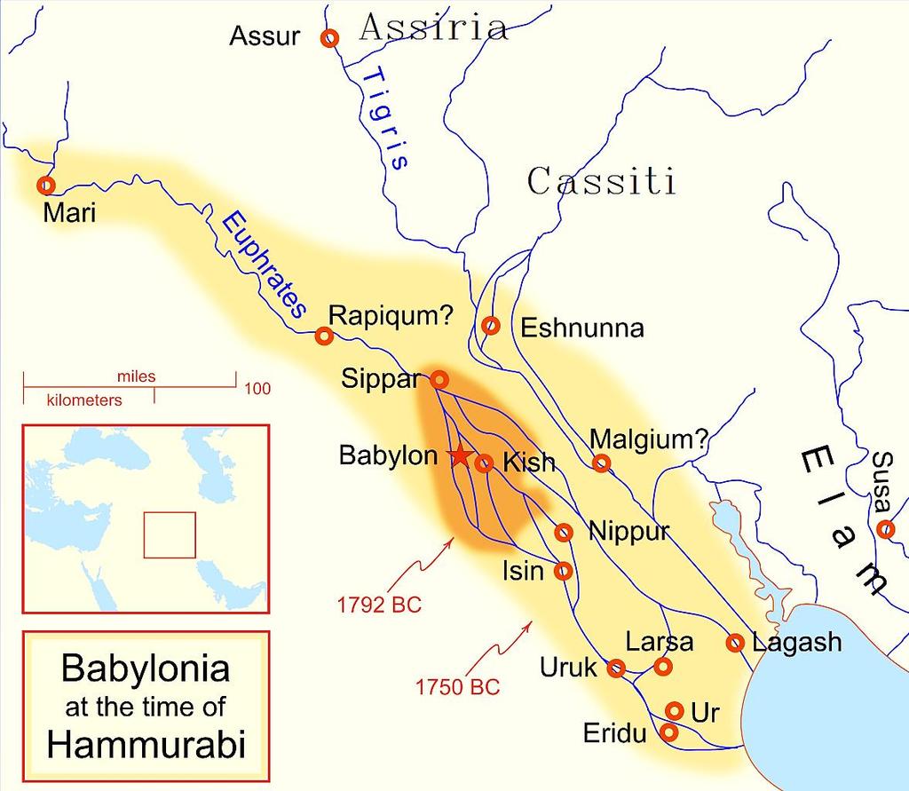 L'unificazione della Mesopotamia < 1 processo con Rim-Sin di Larsa (1822-1763): espansione/conflitto con B.