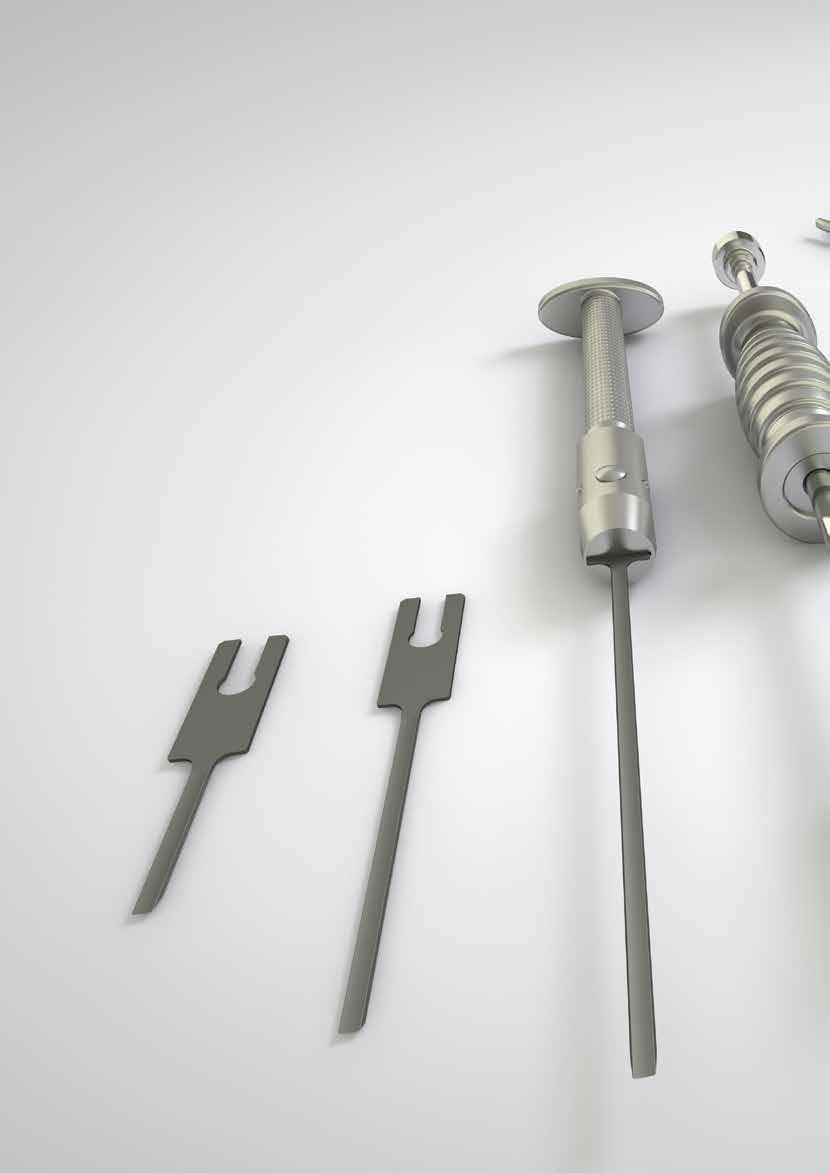 Presentazione del primo set di strumenti di estrazione per spalla dedicati dell'industria ortopedica.