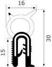 79 0001 Trafilato universale 50 m = 7 kg Standard profile 79 0713 Trafilato universale 50 m = 12,1 kg