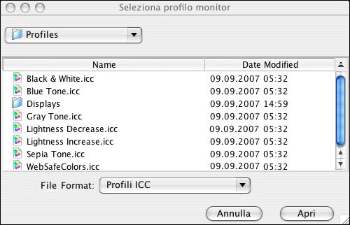 MODIFICA DEL PUNTO DI BIANCO PER LA SIMULAZIONE DELLA CARTA 20 PER MODIFICARE I VALORI DEL PUNTO DI BIANCO PER LA SIMULAZIONE DELLA CARTA 1 Selezionare l opzione Compensazione monitor nella finestra