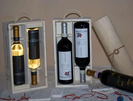 SELEZIONE LEGNO 1 e 9,70 > Codice TU1 Confezione in legno con elegante chiusura in cuoio 1 bottiglia Vino Dogliani DOOG Cornole DOZZETTI 2007 14% Vol.
