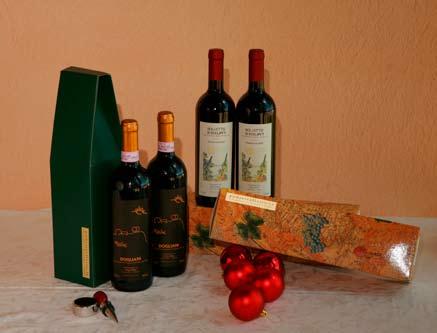 SELEZIONE SINGOLA SETA VERDE 1 MAPPAMONDO 1 Scatola singola da regalo Seta Verde e 6,90 > Codice V1 1 bottiglia Vino Dogliani DOCG Cornole DOZZETTI 2007, 14% Vol.