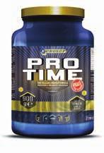 PRO TIME PLUS Miscela di proteine a rilascio graduale WPC, caseine, albume Con bromelina Aromi naturali Crescita e mantenimento della massa muscolare 1 Vit.