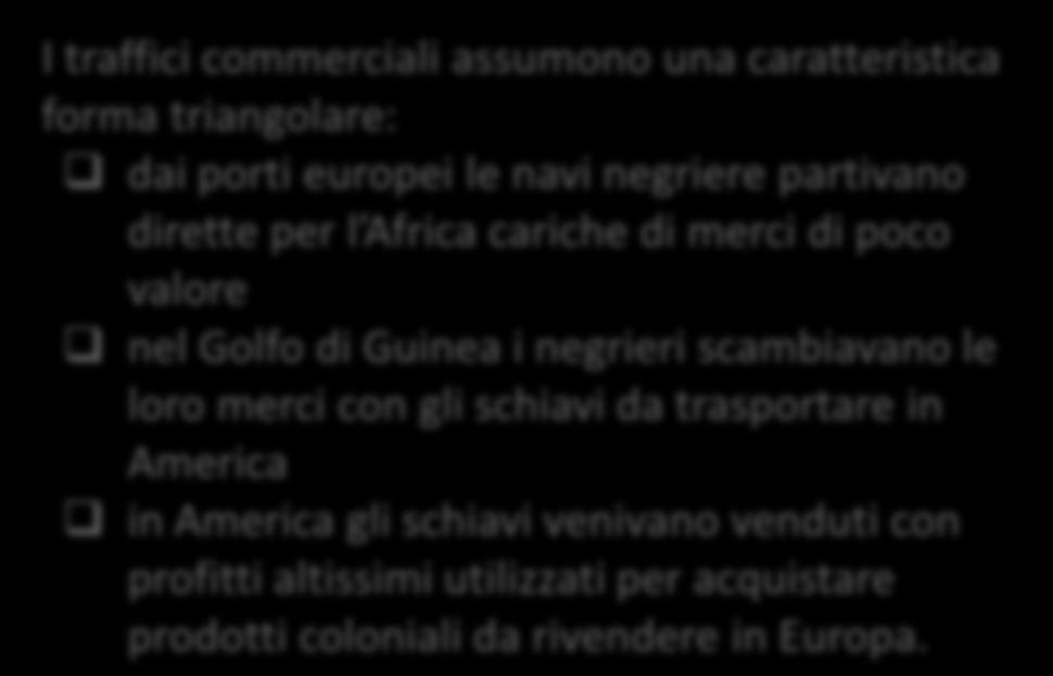 venivano venduti con profitti altissimi utilizzati per acquistare prodotti