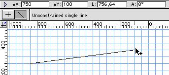 DISEGNARE UNA RETTA -Selezionare lo strumento Linea -Dalla Barra Dati selezionare Linea non vincolata -Tracciare col mouse