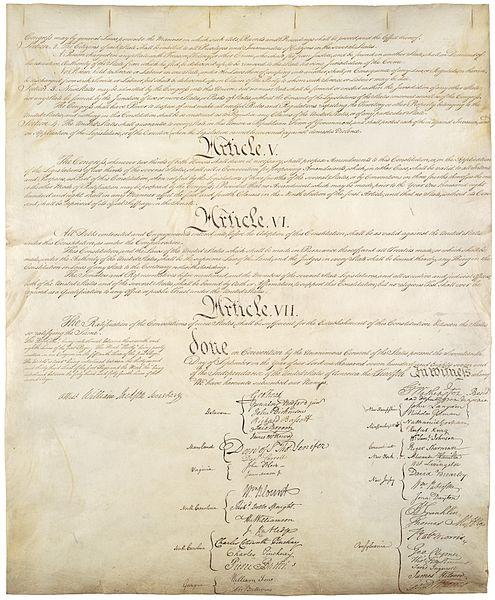 ARTICOLO 5 L'articolo V descrive il processo necessario per emendare la Costituzione.