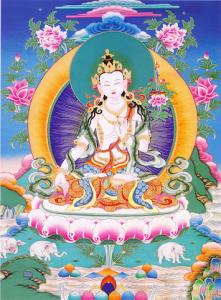 Domenica 30 Aprile 11:00-16:30 con pausa pranzo Iniziazione di Manjushri Bianco Nel buddhismo Mahāyāna Mañjuśrī Bianco è associato alla pratica della saggezza discriminante o saggezza che realizza