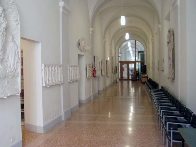 Veduta della sede della Gipsoteca della scultrice Carmela Adani