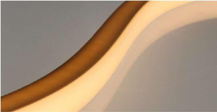 TOP LINEARLIGHT FLEX CARATTERISTICHE E VANTAGGI Luce uniforme senza macchie Flessibile e sezionabile Protezione IP67 con silicone ad alte prestazioni Resistente agli UV e nebbie saline Adesivo a