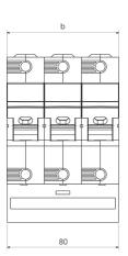 14x51 cylindrical fuses 95,5 45 42,5 49 69 27 54 81 108 Portafusibili BCH 58 per fusibili 22x58 - "BCH 58" modular fuseholders for 22x58 cylindrical fuses 117,5 112 45 ± 0,5 70 43 36 72