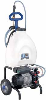 Tutte le AR Blue Spray sono equipaggiate di un ricircolo del prodotto che permette il mescolamento continuo.