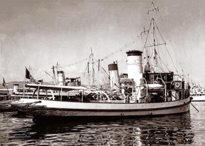 Alleato. In servizio nel 1937 per la nostra Marina Militare; fu affondato nel febbraio 1943 durante uno dei numerosi bombardamenti aerei degli Alleati sul porto di Messina.